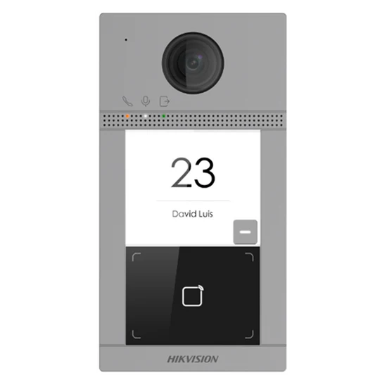 HIKVISION DS-KV8113-WME1(C) محطة باب فيلا معدنية بزر واحد